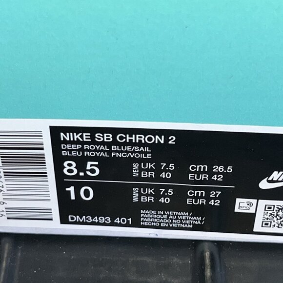 NEW Nike SB Chron 2 Suede Low Top Mens Size 8.5 Skate Game Royal Blue DM3493 401 main image 7
